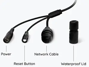 Bullet/Dome CCTV Reolink reset button